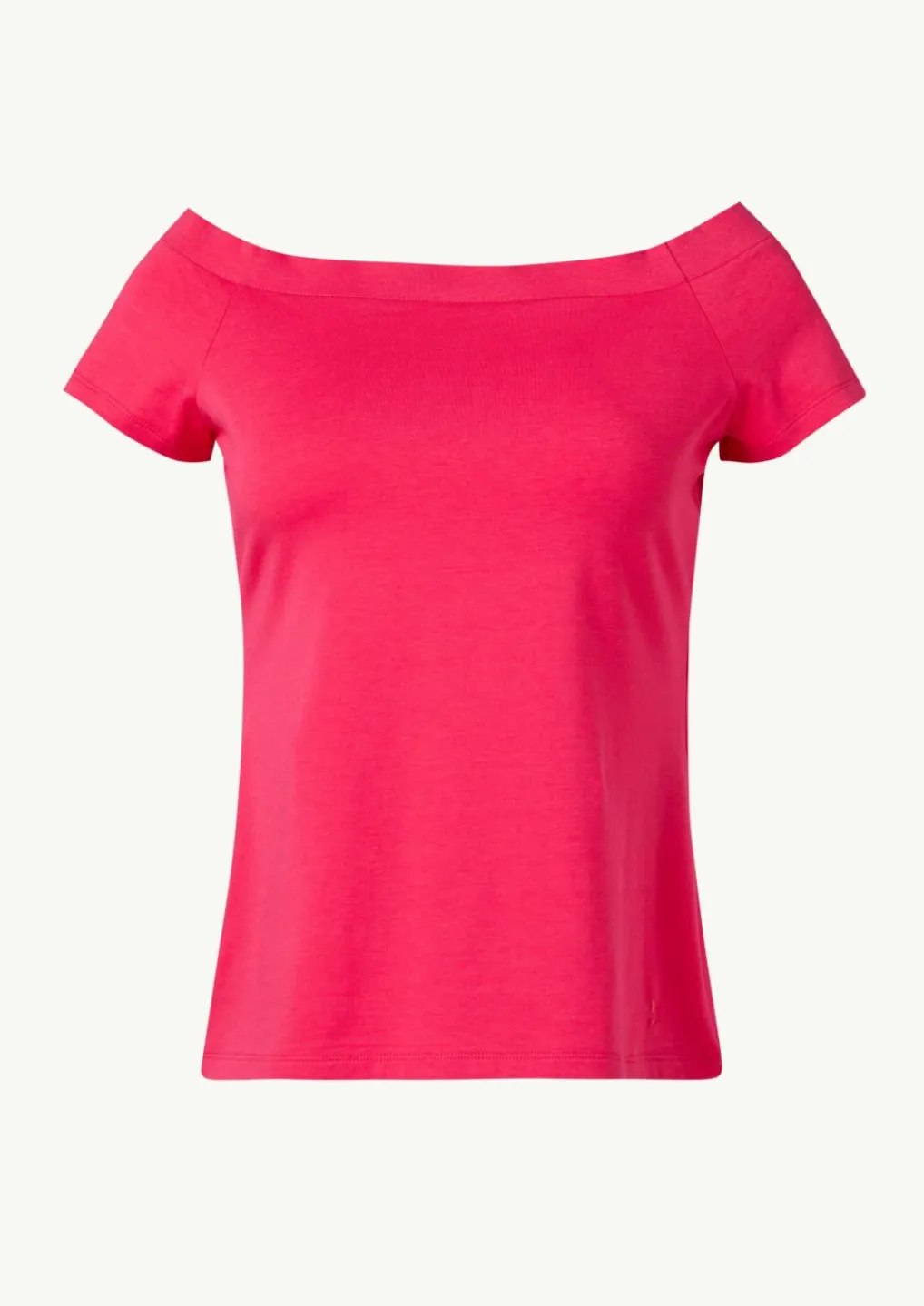 Schulterfreies Shirt aus Baumwoll-Mix-Comma Online