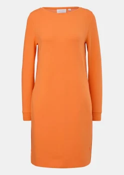 Scuba-Kleid mit seitlichen Details-Comma Hot