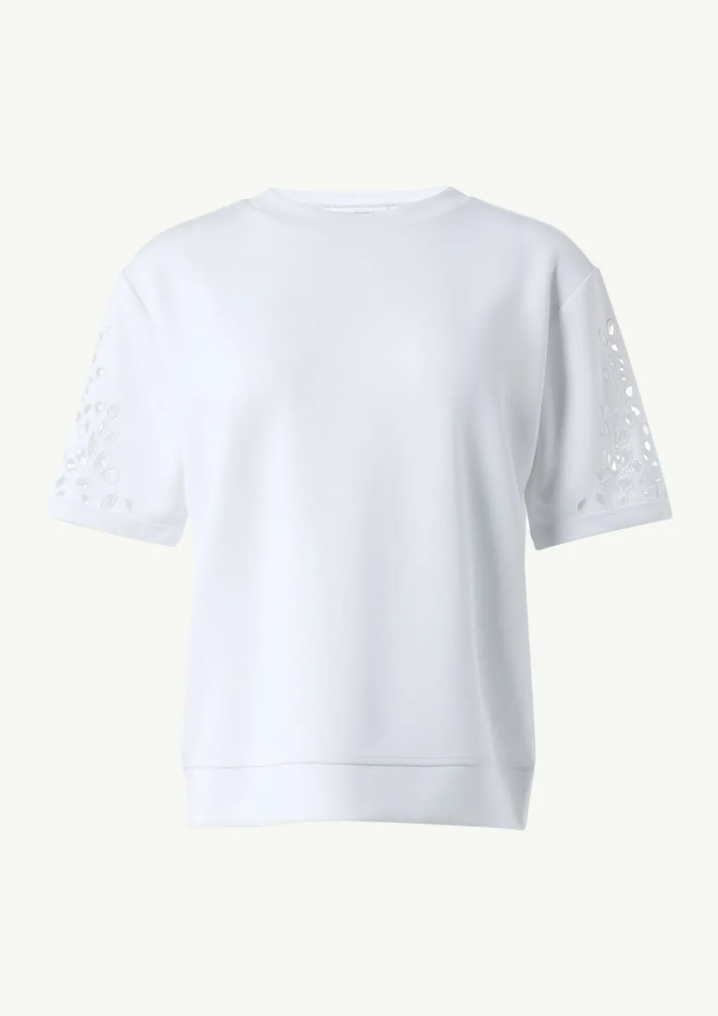 Scuba-Sweatshirt mit kurzen Ärmeln-Comma Outlet