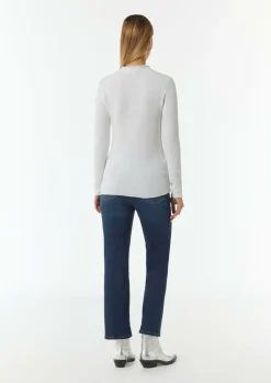Seersucker-Shirt im Slim Fit-Comma New