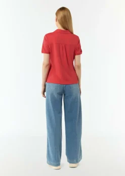 Shirt aus Viskosemix-Comma Outlet