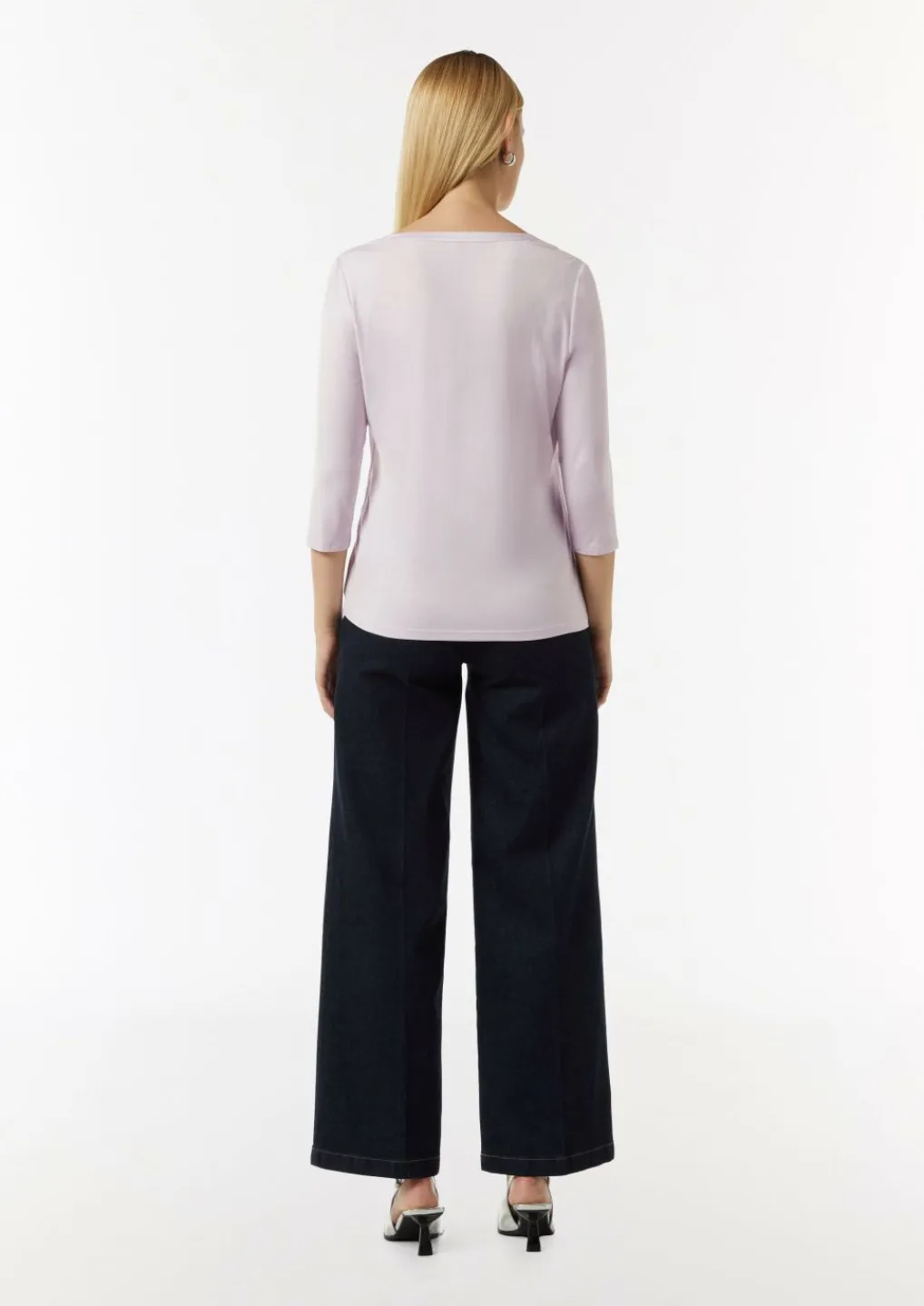 Shirt mit Satinblende im Fabricmix-Comma Online