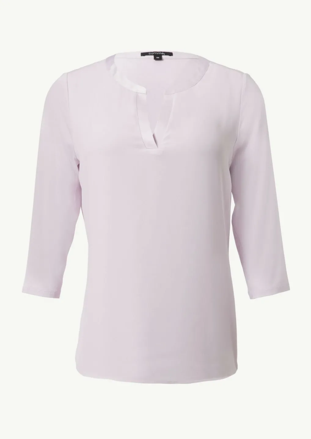 Shirt mit Satinblende im Fabricmix-Comma Online