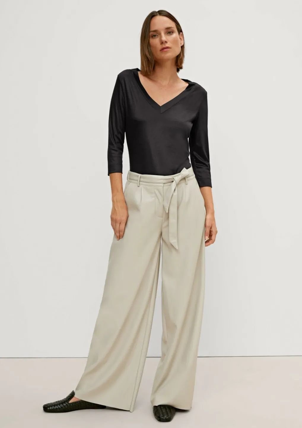 Shirt mit V-Ausschnitt-Comma Sale