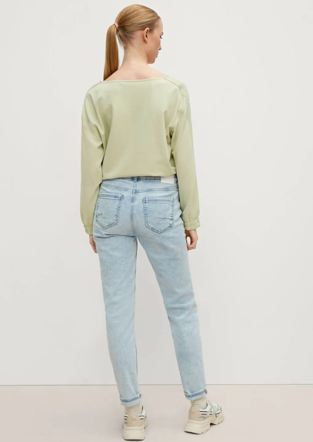 Skinny: Jeans im 5-Pocket-Stil-Comma New