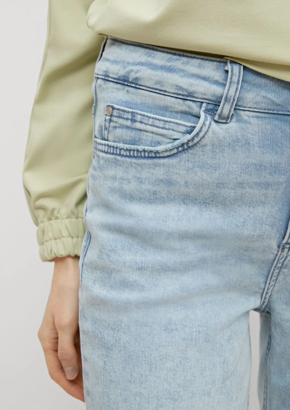Skinny: Jeans im 5-Pocket-Stil-Comma New