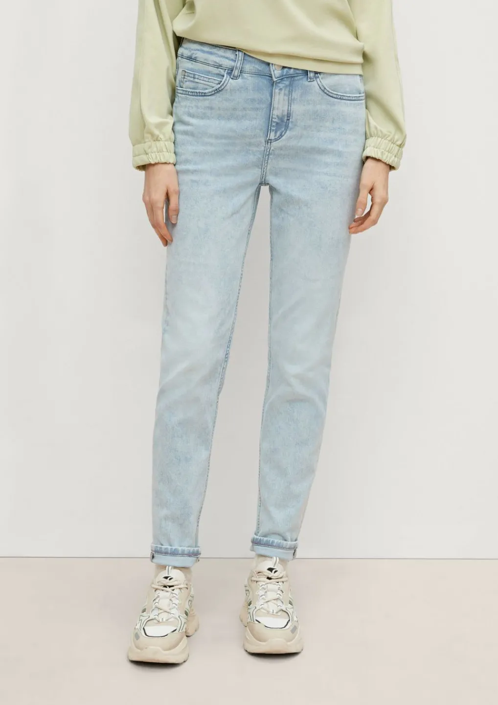 Skinny: Jeans im 5-Pocket-Stil-Comma New