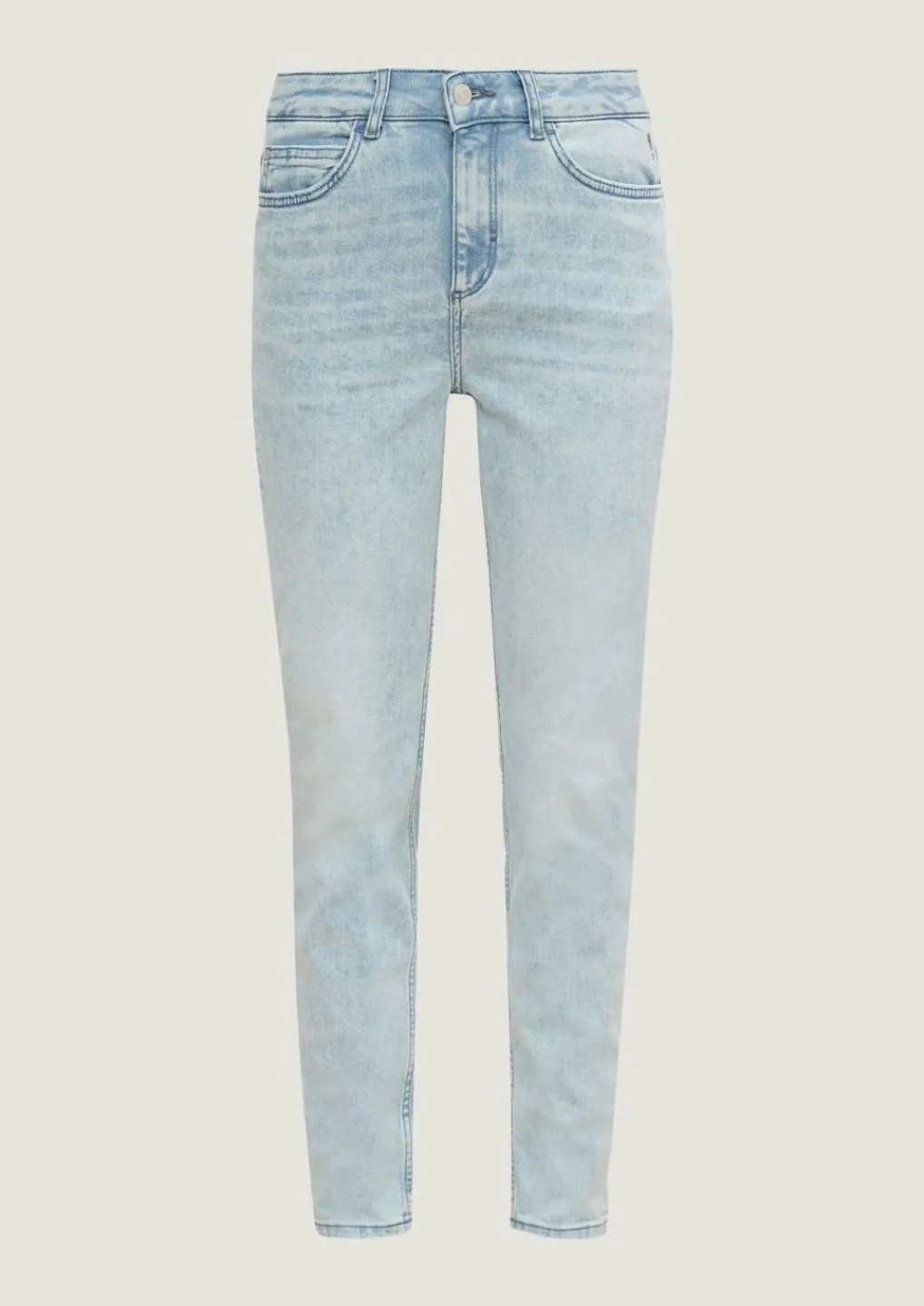 Skinny: Jeans im 5-Pocket-Stil-Comma New
