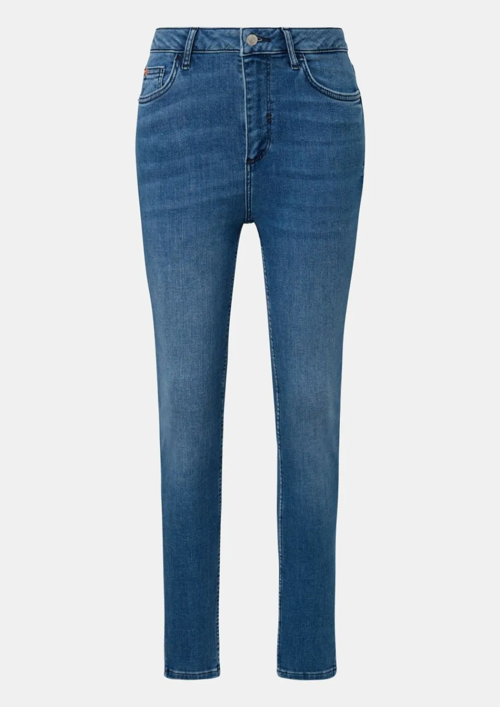 Skinny-Jeans mit geschlitztem Saum-Comma Best