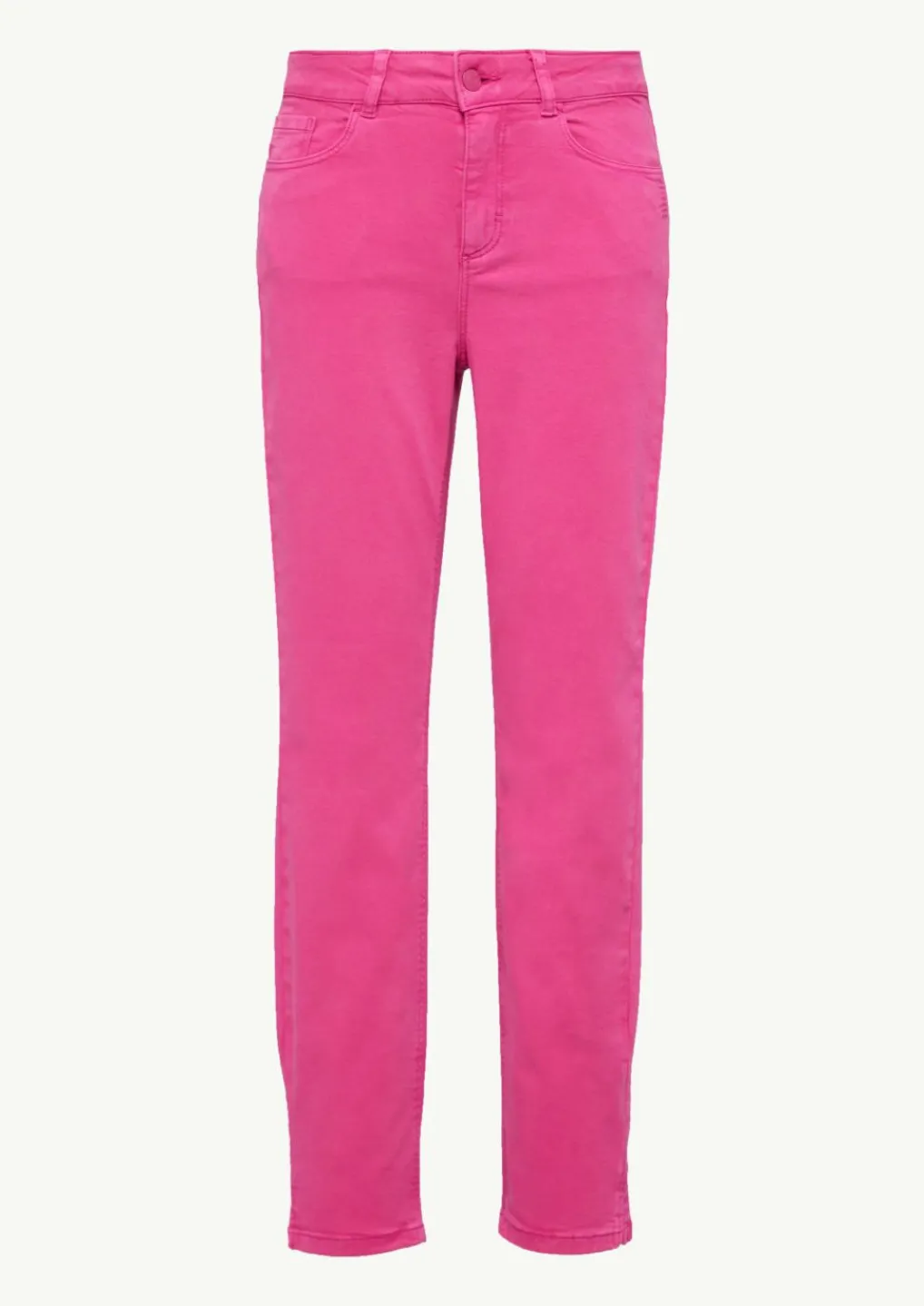 Skinny Jeans mit geschlitztem Saum-Comma Fashion