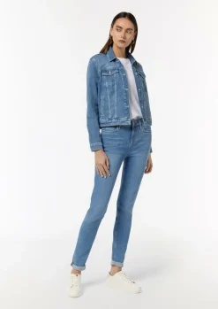 Skinny: Jeans mit Saum zum Aufrollen-Comma Sale