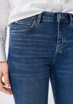 Skinny: Jeans mit Waschung-Comma Sale