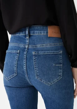 Skinny: Jeans mit Waschung-Comma Sale