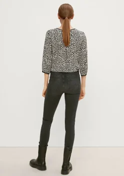 Skinny: Jeans mit Waschung-Comma New