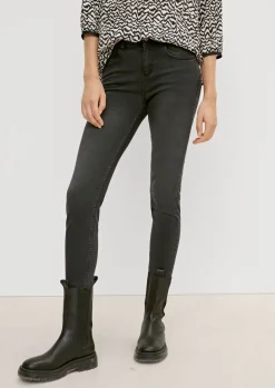 Skinny: Jeans mit Waschung-Comma New