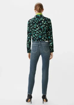 Skinny: Jeans mit Waschung-Comma New