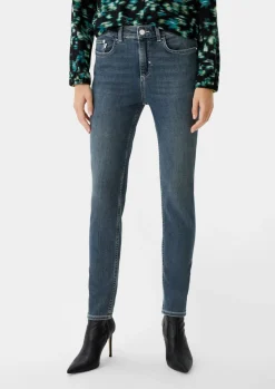 Skinny: Jeans mit Waschung-Comma New