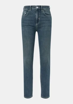 Skinny: Jeans mit Waschung-Comma New