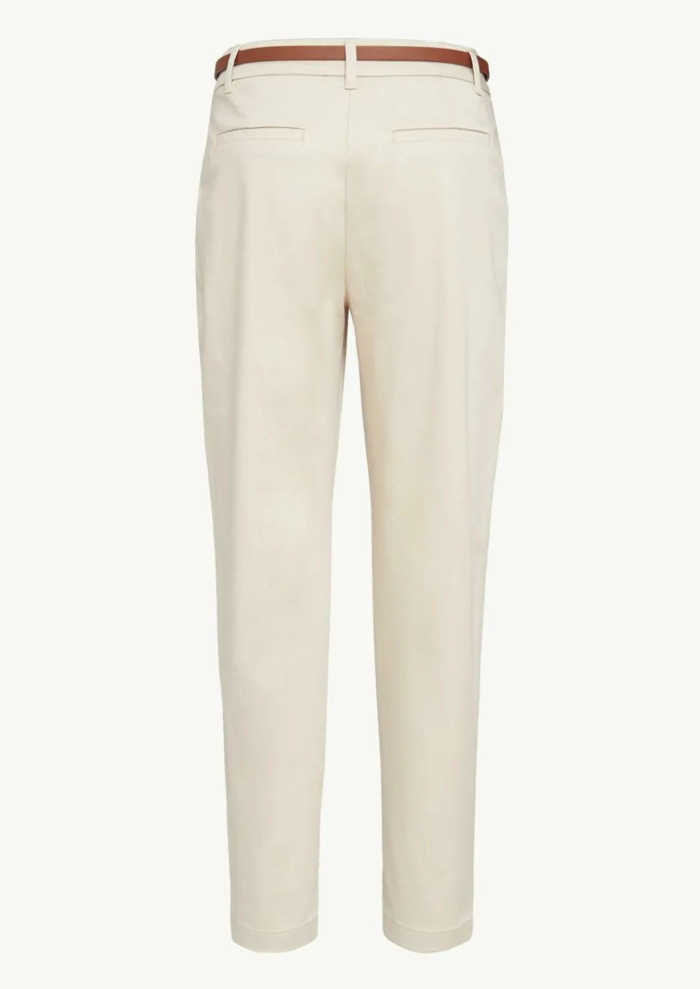 Slim: Chino-Hose mit Gürtel-Comma Online