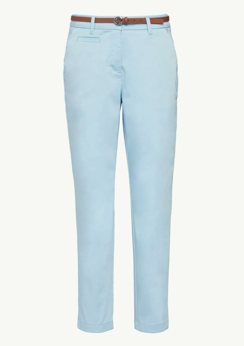Slim: Chino-Hose mit Gürtel-Comma Discount