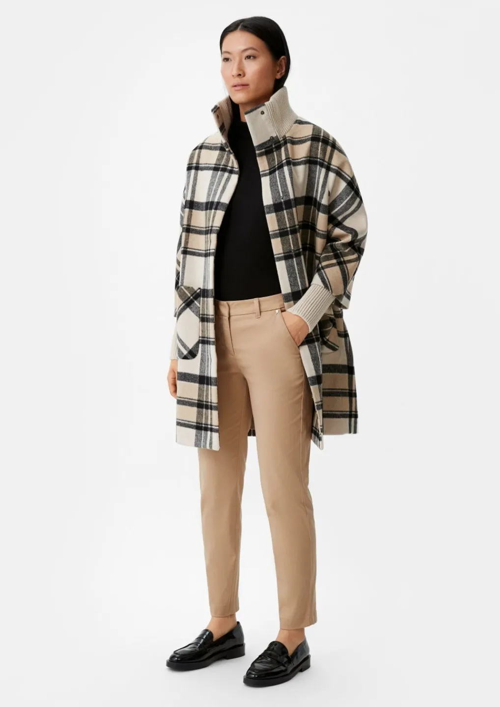 Slim: Chino-Hose mit Gürtel-Comma New