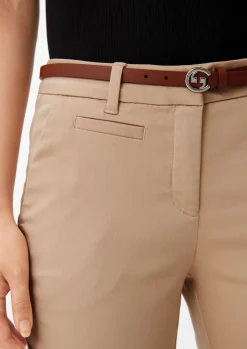 Slim: Chino-Hose mit Gürtel-Comma New