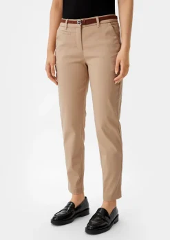 Slim: Chino-Hose mit Gürtel-Comma New