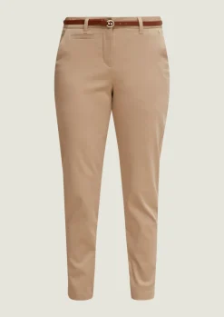 Slim: Chino-Hose mit Gürtel-Comma New