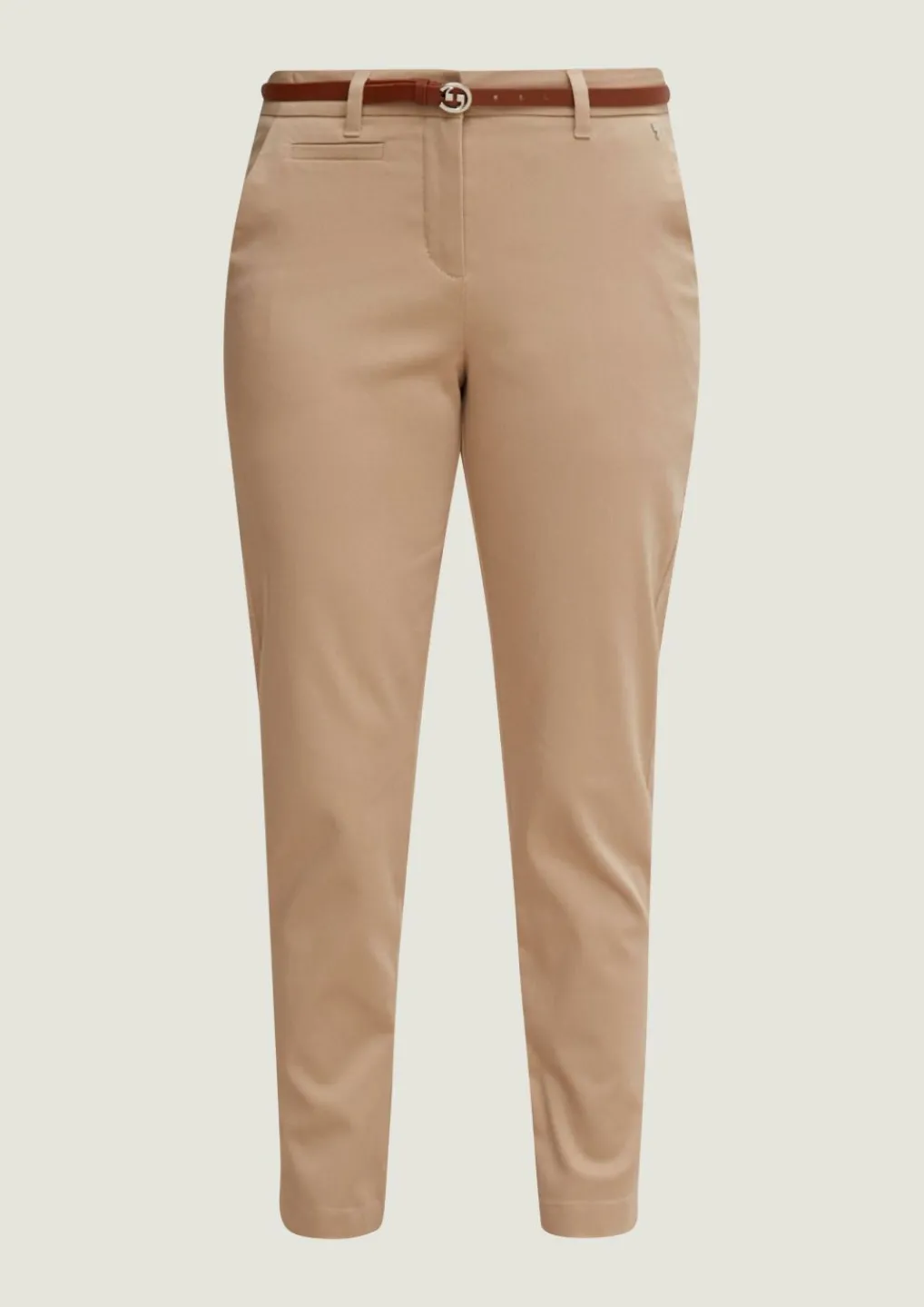 Slim: Chino-Hose mit Gürtel-Comma New