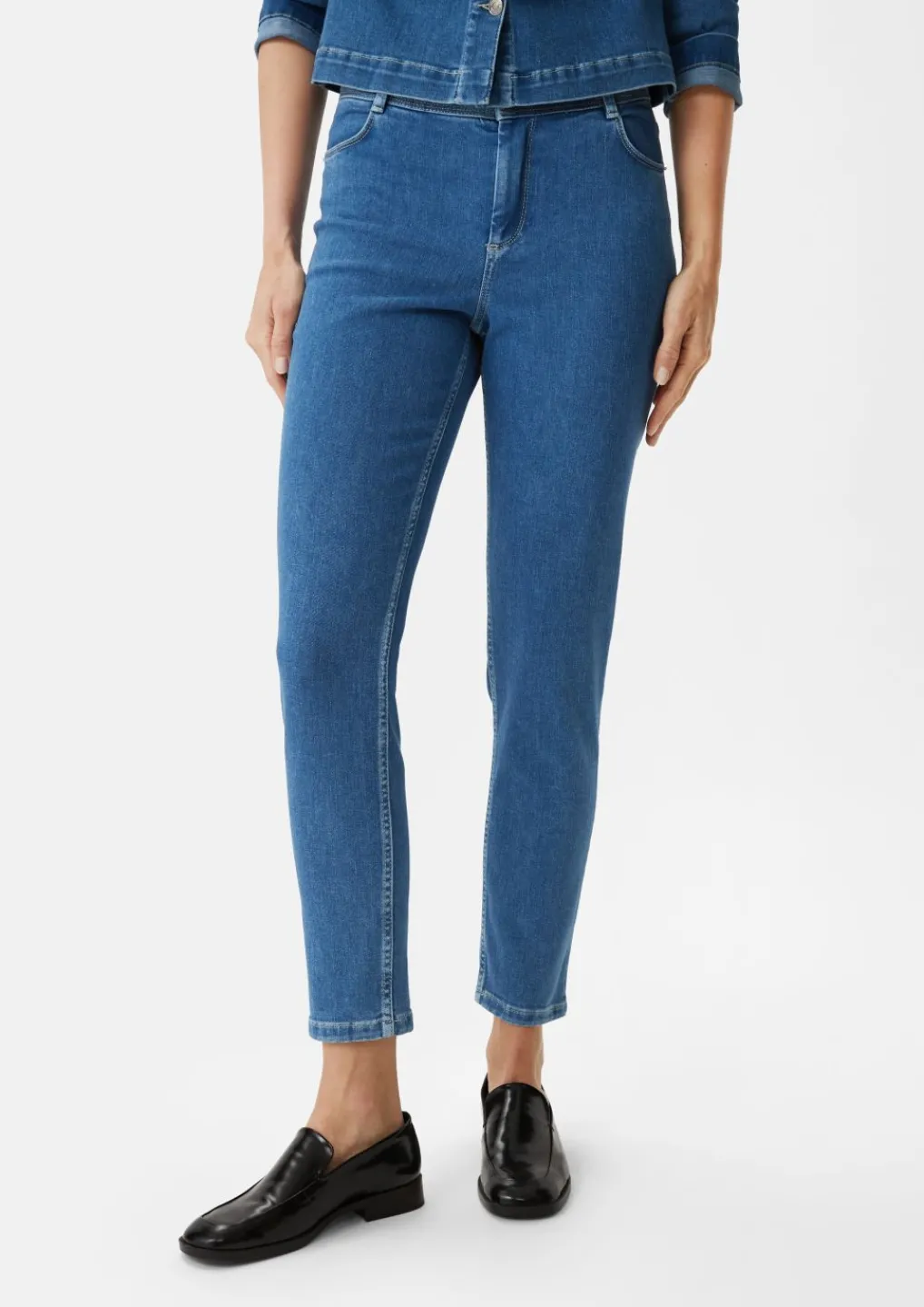 Slim fit: Ankle Jeans-Comma Outlet
