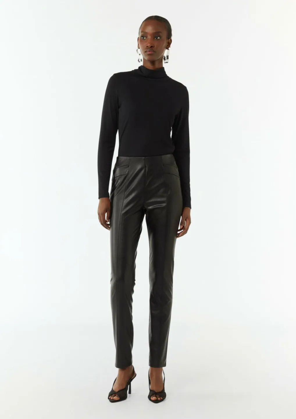 Slim-Fit-Longsleeve mit Turtleneck-Comma Sale