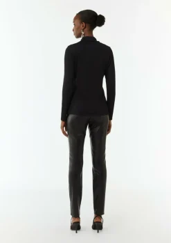 Slim-Fit-Longsleeve mit Turtleneck-Comma Sale