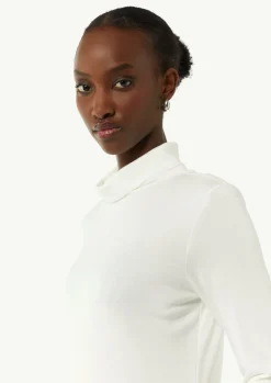 Slim-Fit-Longsleeve mit Turtleneck-Comma Hot
