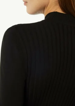 Slim-Fit-Strickpullover mit Paillettenbesatz-Comma Online
