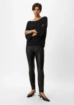 Slim: Hose aus Lederimitat-Comma Clearance