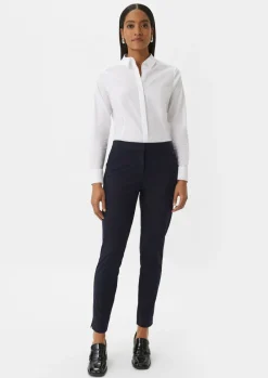 Slim: Hose aus Viskosemix-Comma Sale
