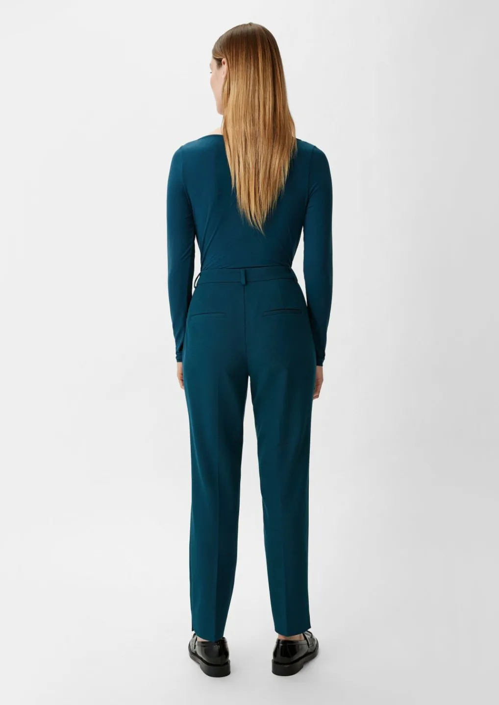 Slim: Hose mit Dobby-Struktur-Comma Online