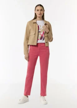 Slim: Hose mit Flared Leg-Comma Outlet