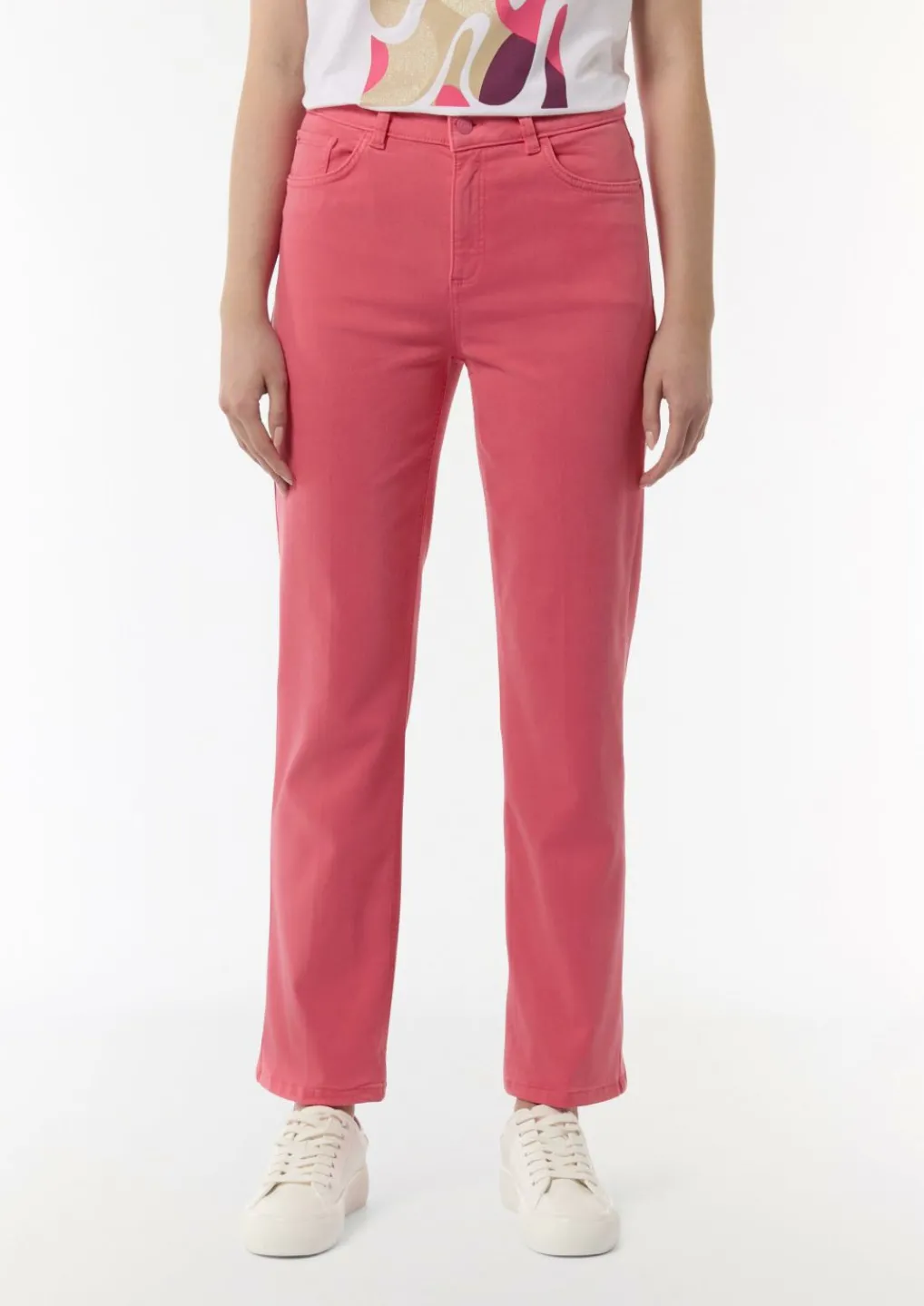 Slim: Hose mit Flared Leg-Comma Outlet