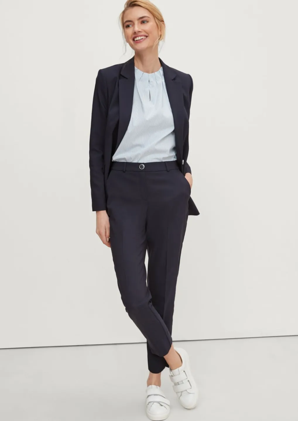 Slim: 7/8-Hose mit Tapered leg-Comma Online