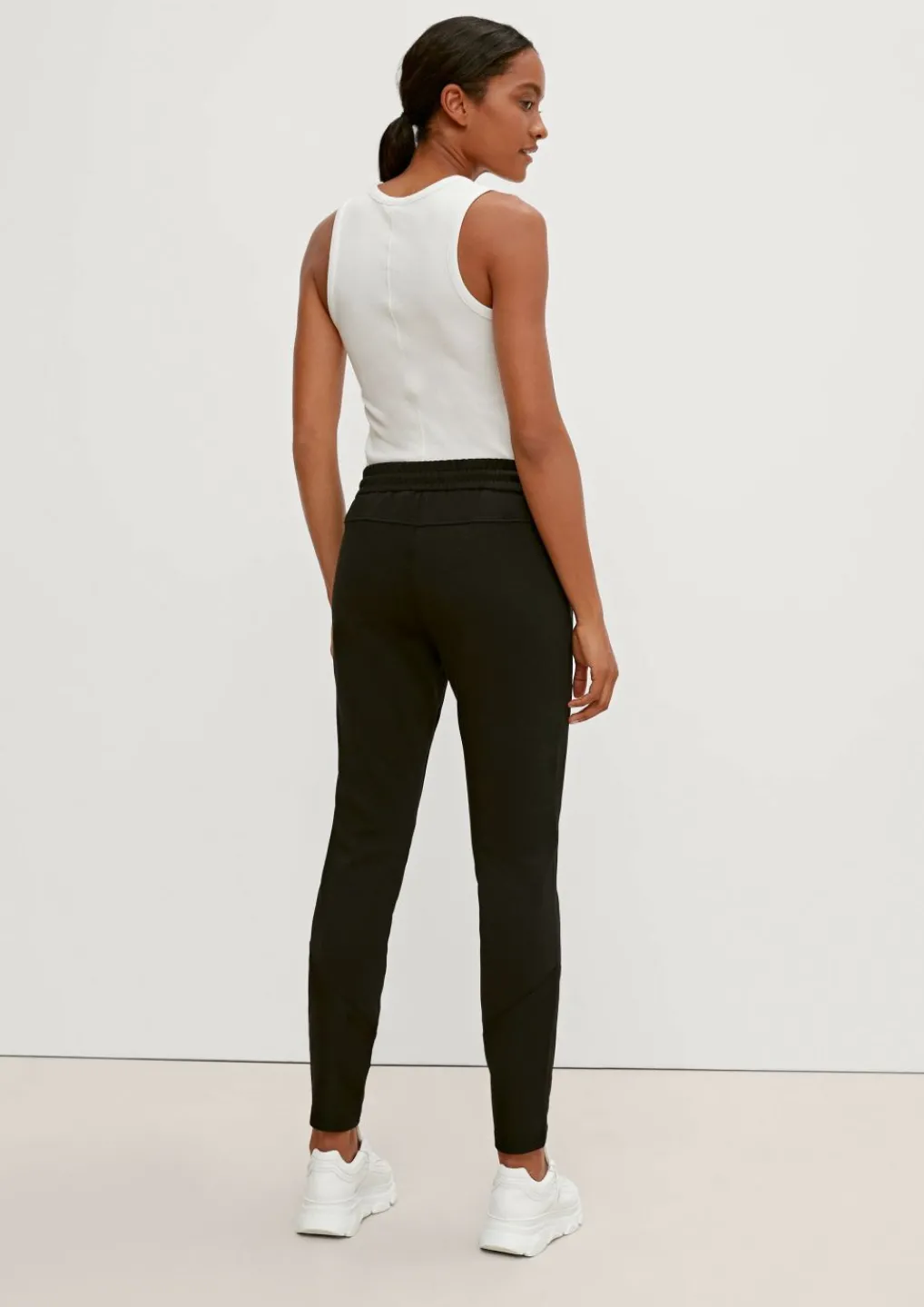 Slim: Jogpants in Twilloptik-Comma Clearance