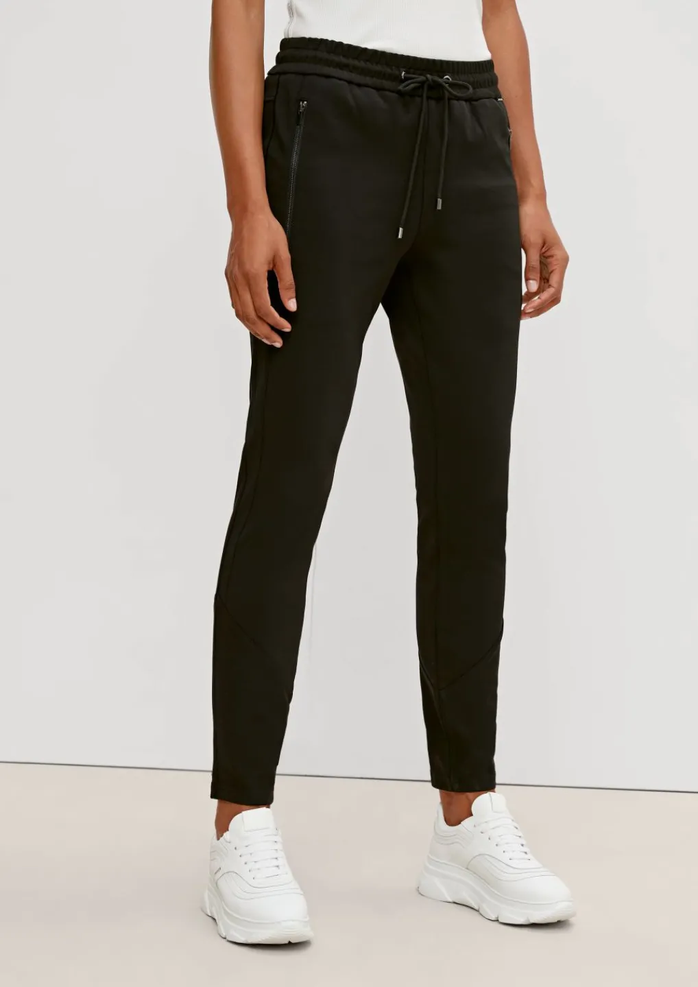 Slim: Jogpants in Twilloptik-Comma Clearance