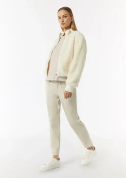 Softes Sweatshirt mit seitlichen Schlitzen-Comma Outlet