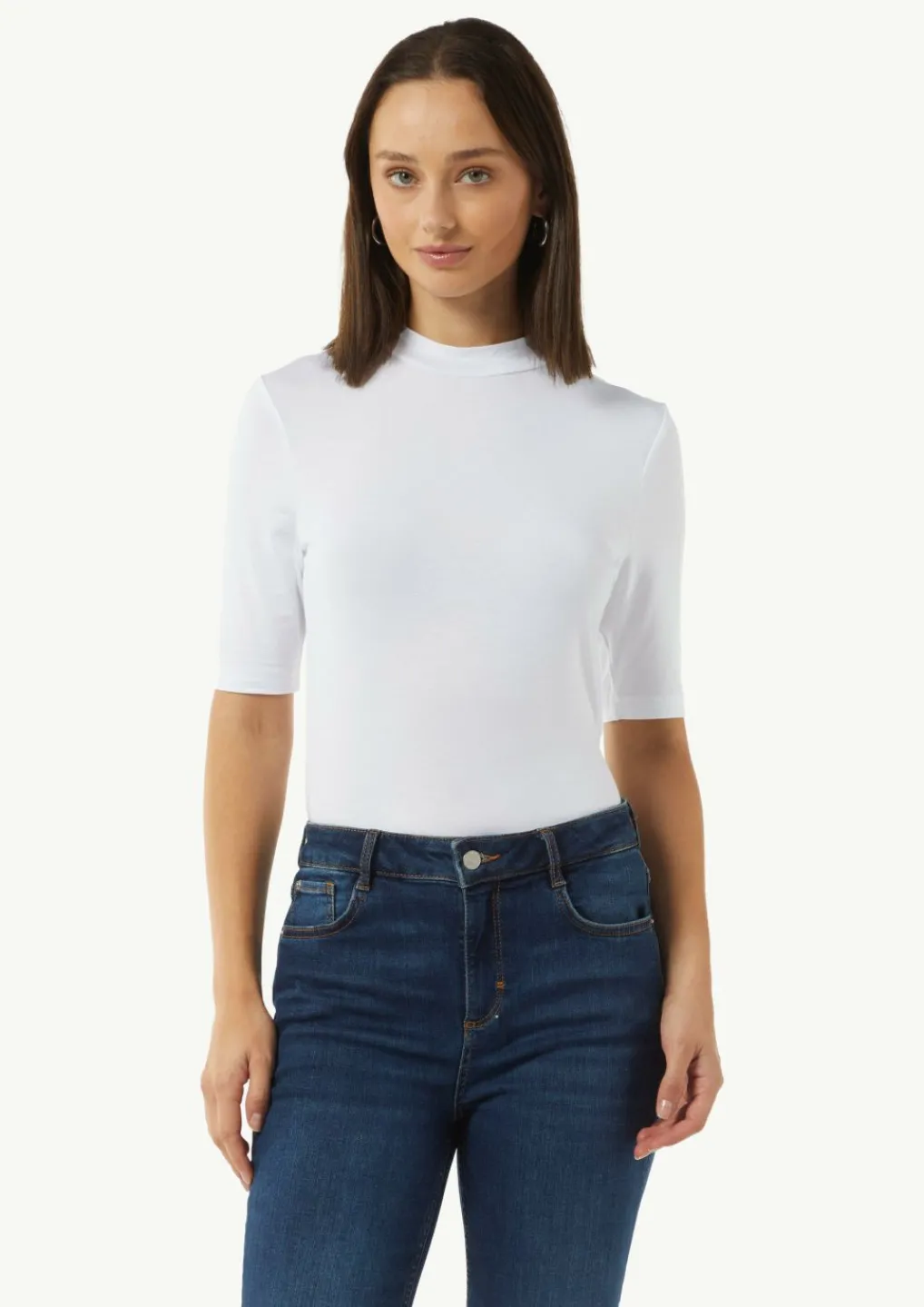 Softes T-Shirt aus Modalmix-Comma Clearance