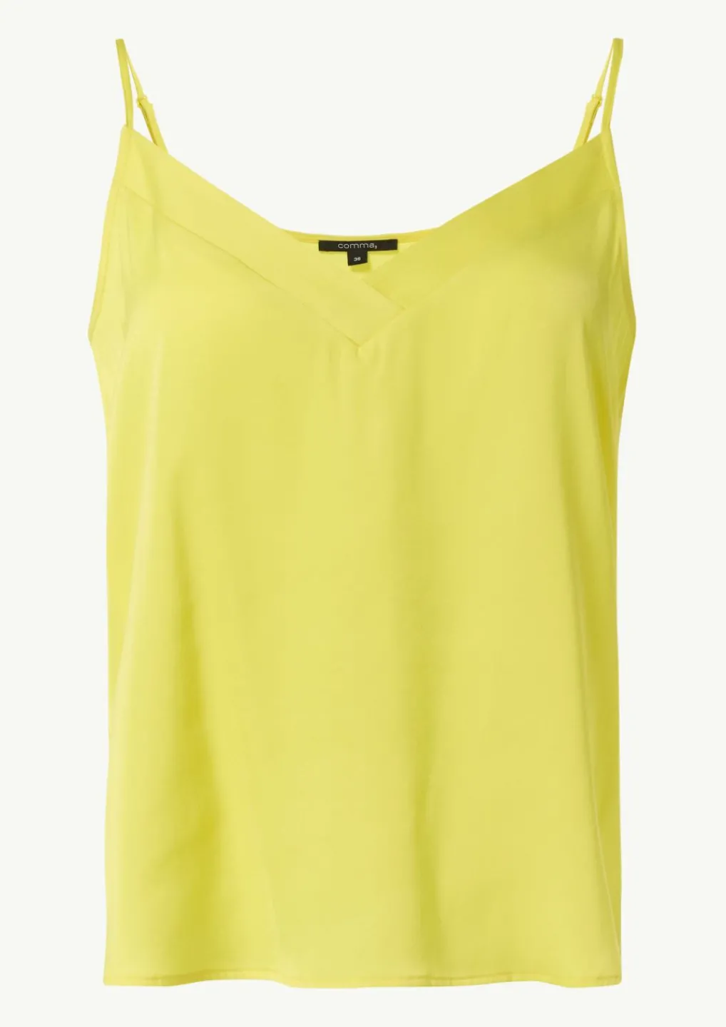 Spaghetti-Träger-Top aus Satin-Comma New