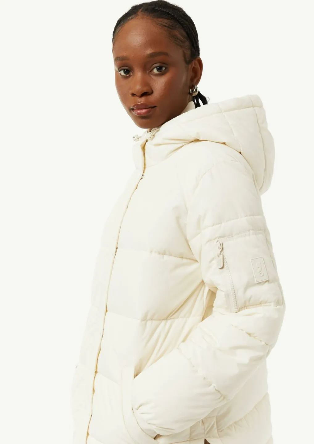 Steppjacke aus Baumwollmix mit Kapuze-Comma Sale