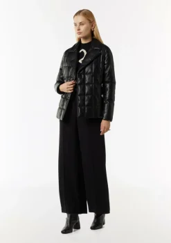 Steppjacke aus Lederimitat-Comma New