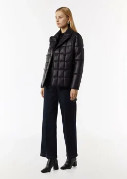 Steppjacke aus Lederimitat-Comma Fashion