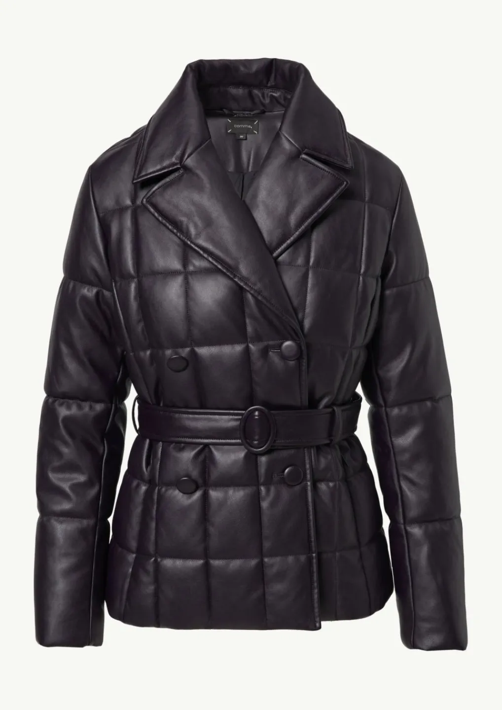 Steppjacke aus Lederimitat-Comma Fashion