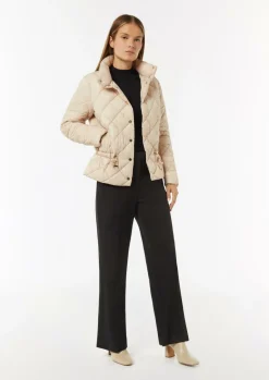 Steppjacke mit Taillendetail-Comma Online